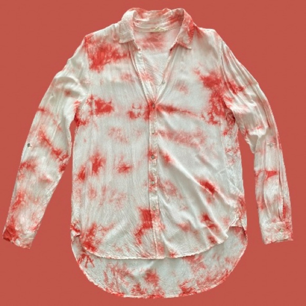 Tie Dye Button Down Shirt